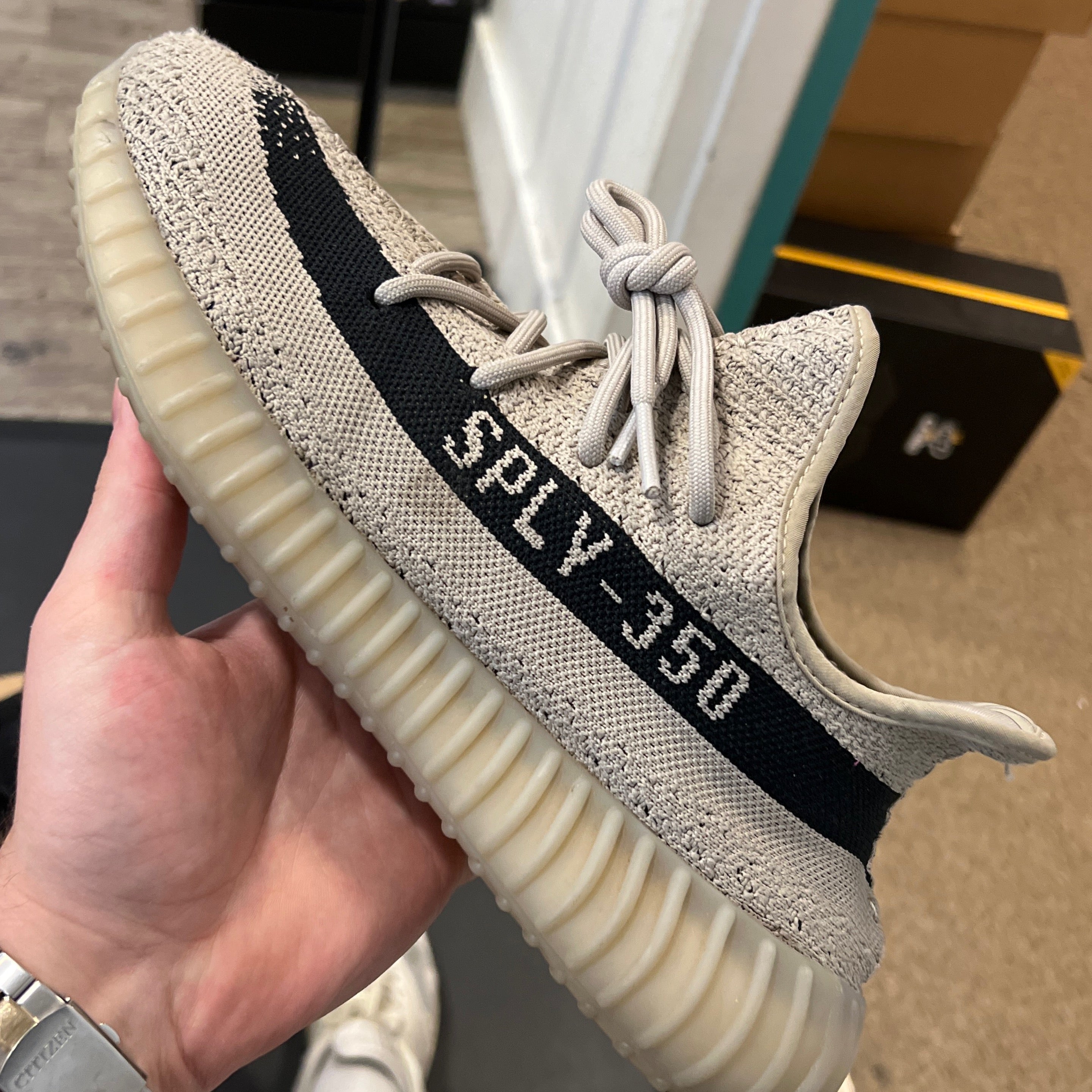 Yeezy 350 V2 Slate Preowned SZ 10