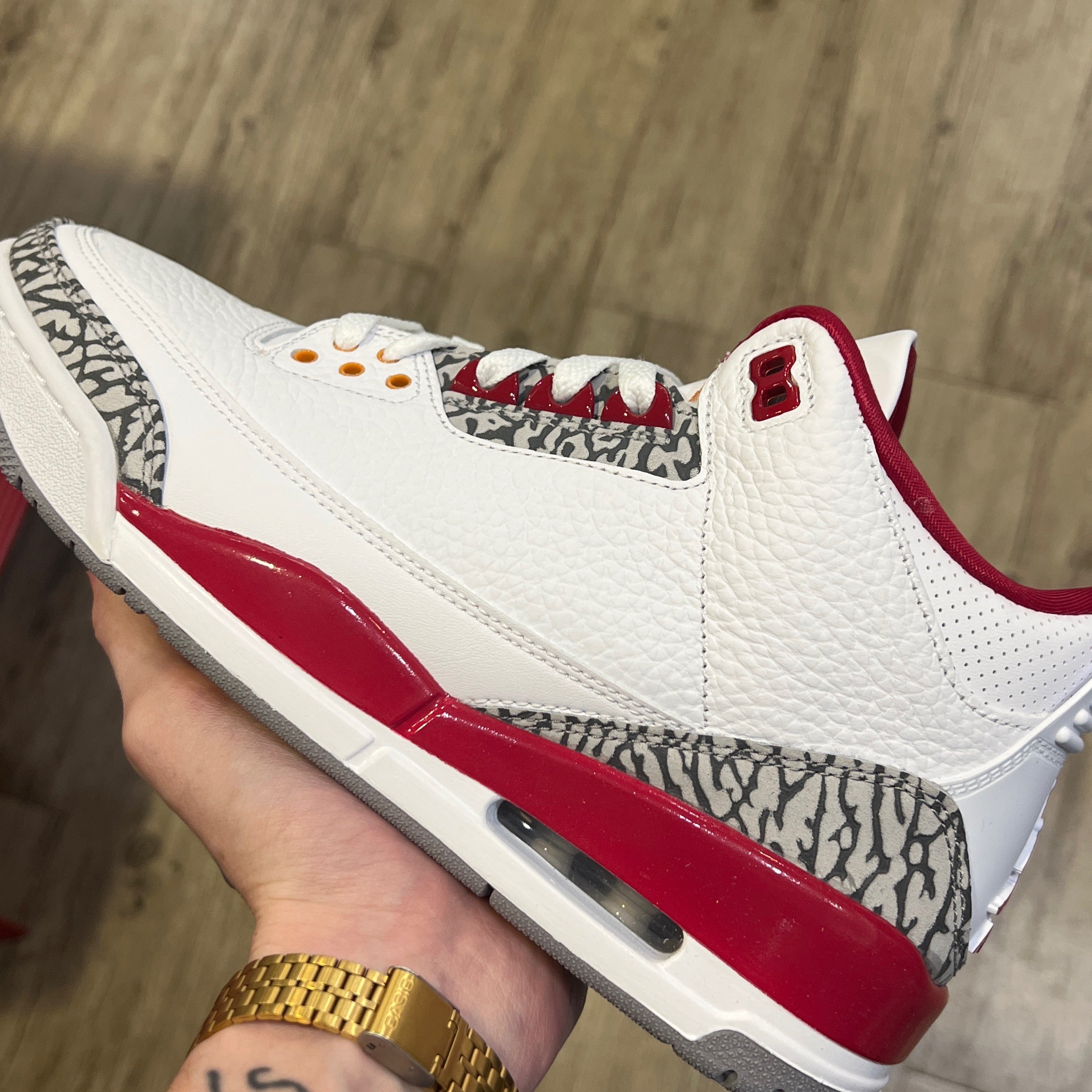 Jordan 3 Cardinal Red SZ 14