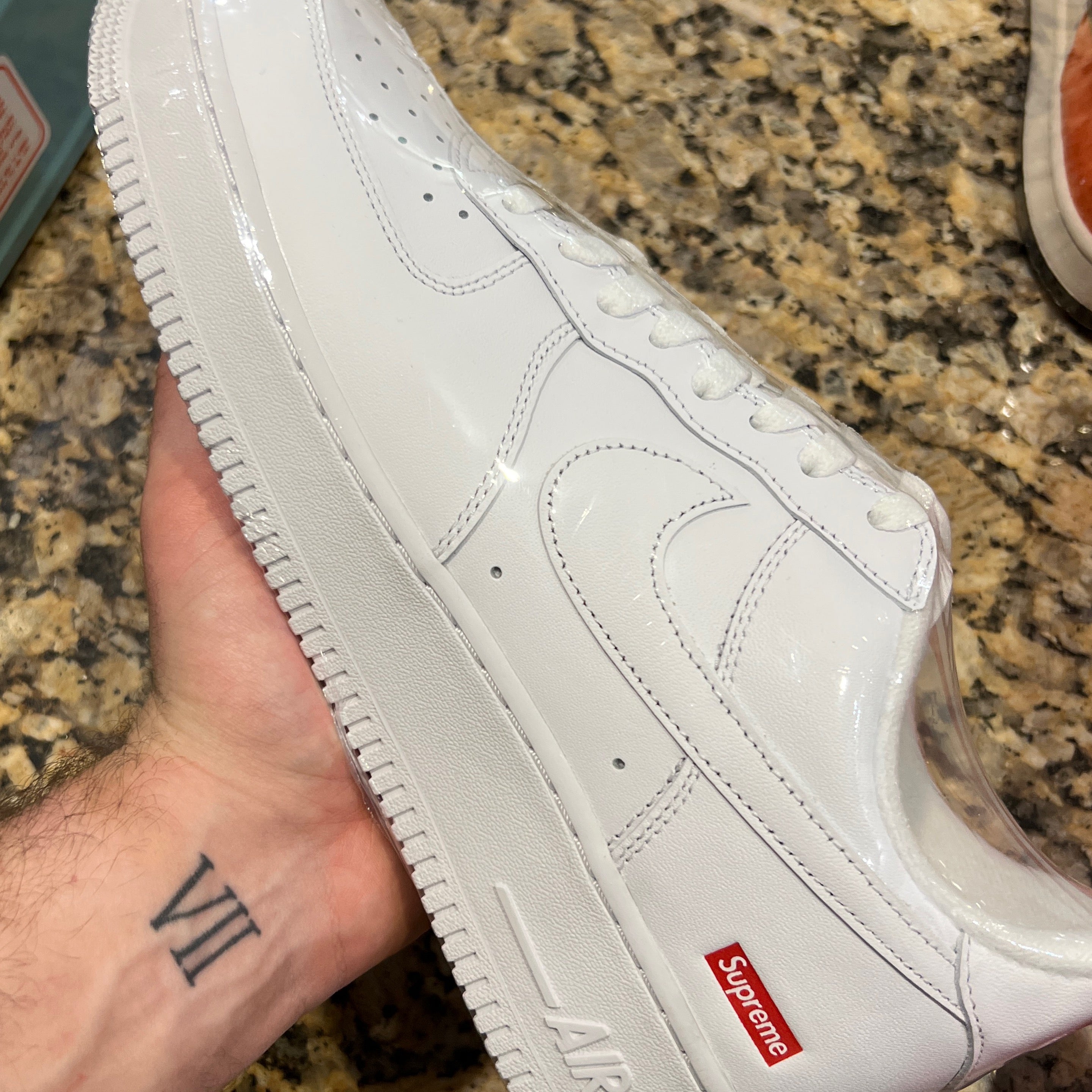 Nike Supreme AF1 White SZ 10