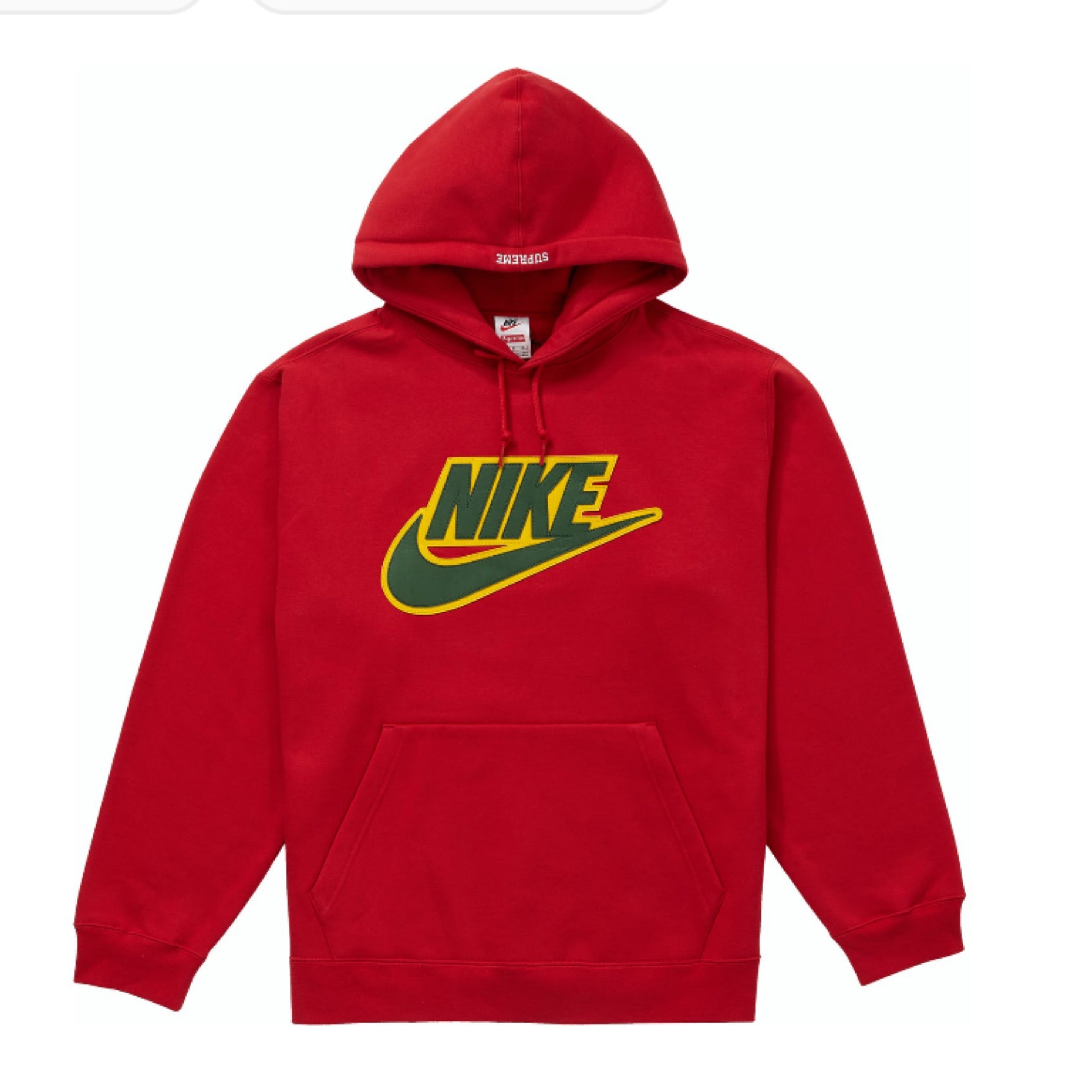 Supreme Nike Hoodie Red SZ M