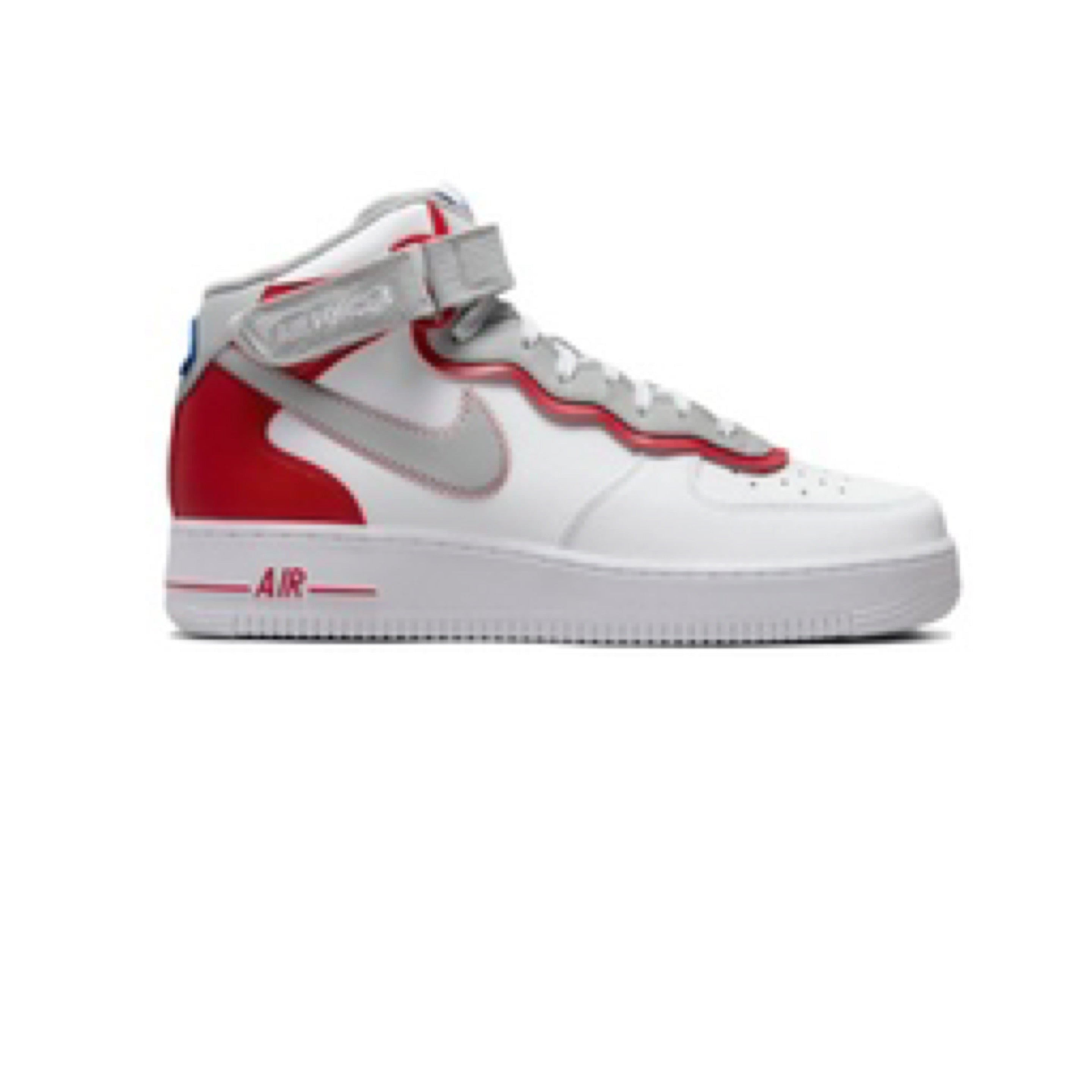 Nike AF1 Mid Athletic Club White/Red