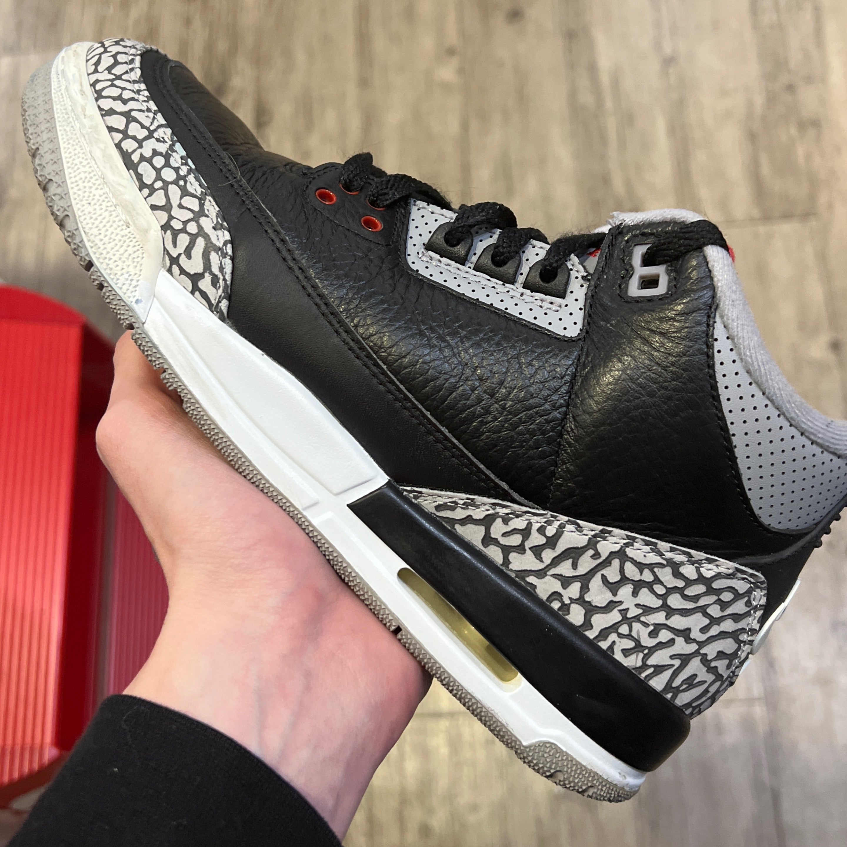 Jordan 3 Black Cement P/O SZ 7Y