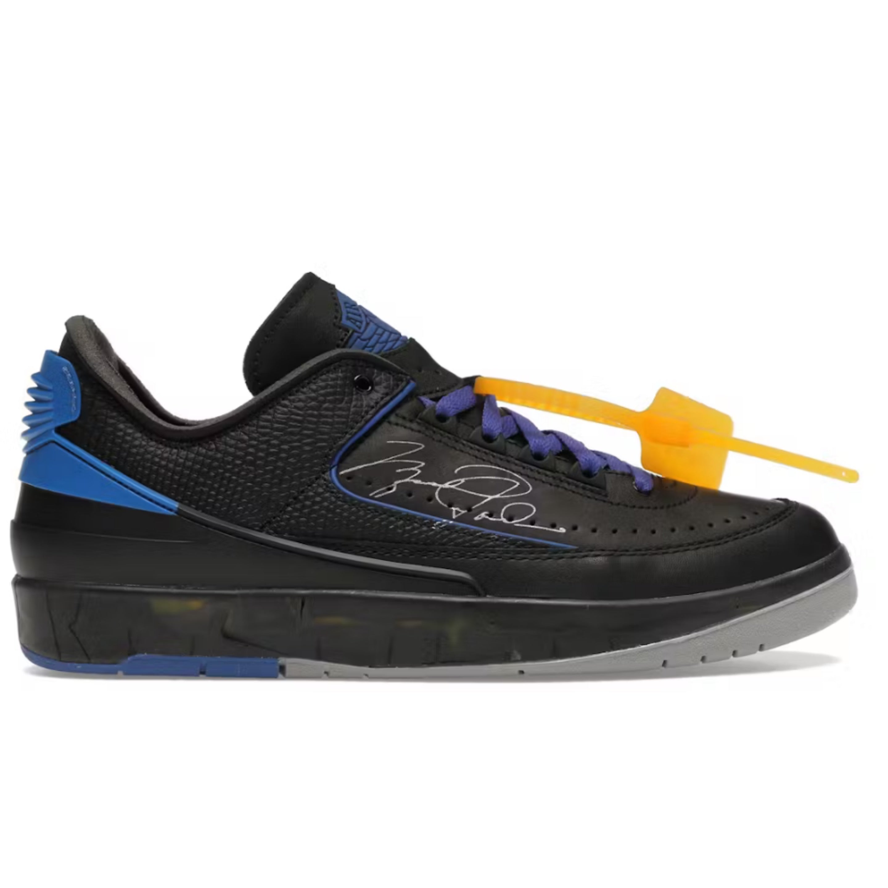 Jordan 2 Low Off-White Black Blue