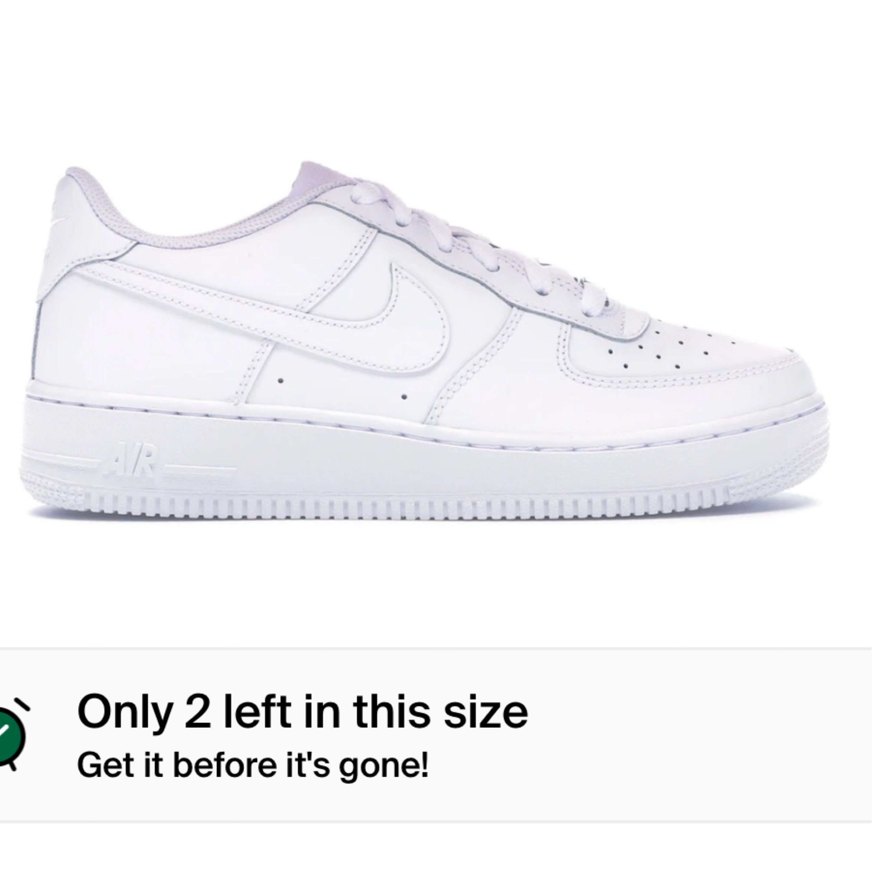 Nike AF1 White SZ 10