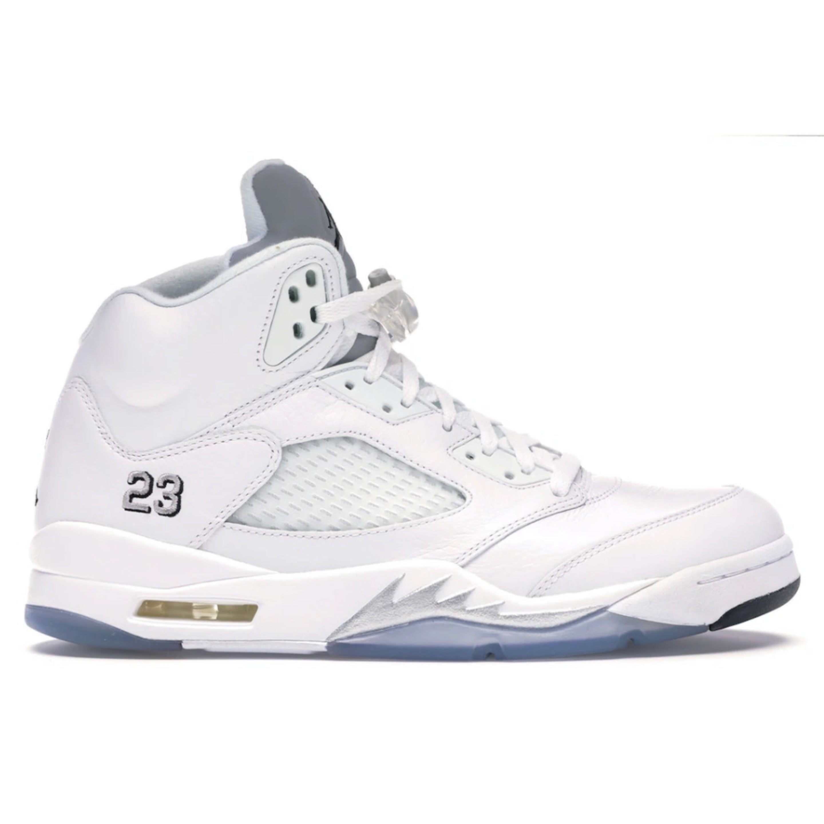 Jordan 5 Metallic White (2015) Preowned SZ 13