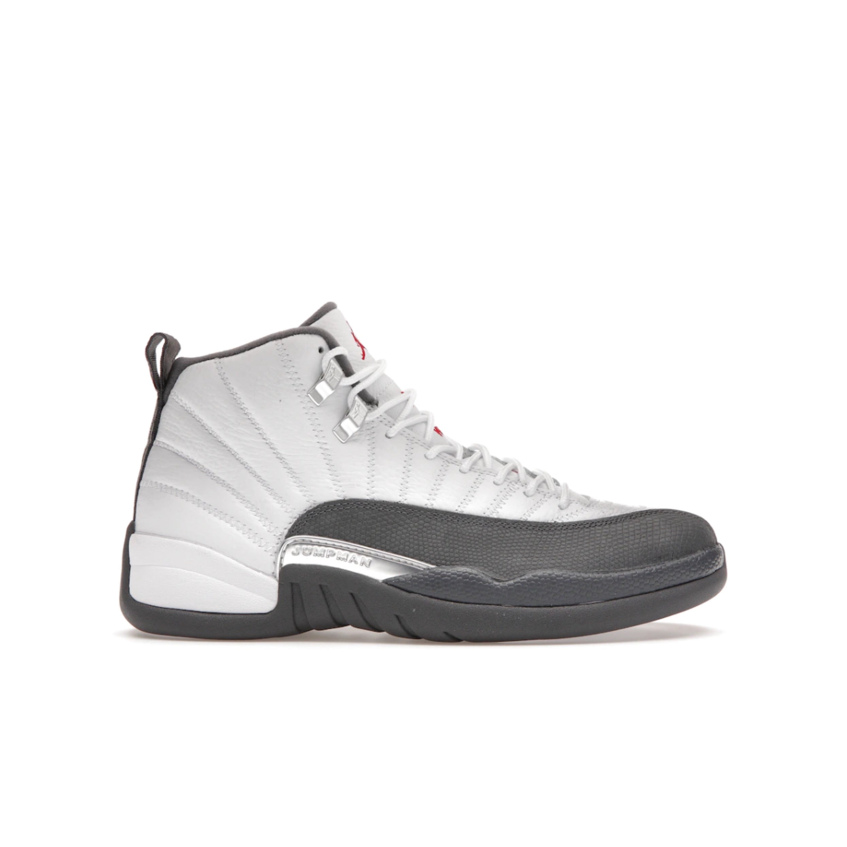 Jordan 12 White Dark Grey